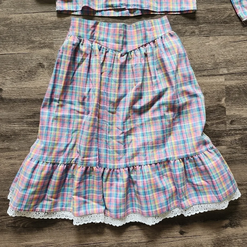Vintage Sears Plaid Spring Outfit